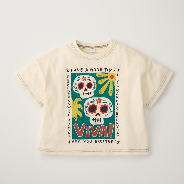 キッズ スカル半袖Tシャツ（100～120cm・nennen neu) | バースデイ