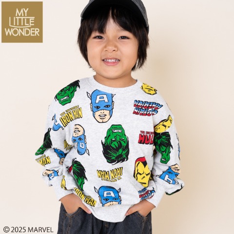キッズ　プルオーバー（100～120cm・MY LITTLE WONDER/MARVEL）