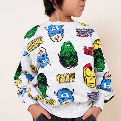 キッズ　プルオーバー（100～120cm・MY LITTLE WONDER/MARVEL）