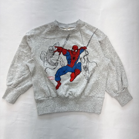 キッズ　長袖プルオーバー（100～120cm・MYLITTLEWONDER/MARVEL）