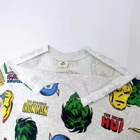 キッズ　長袖プルオーバー（100～120cm・MYLITTLEWONDER/MARVEL）