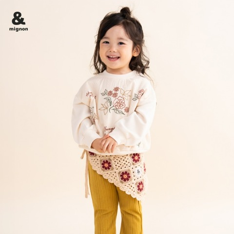 キッズ　長袖Tシャツ（100～120cm・&mignon）