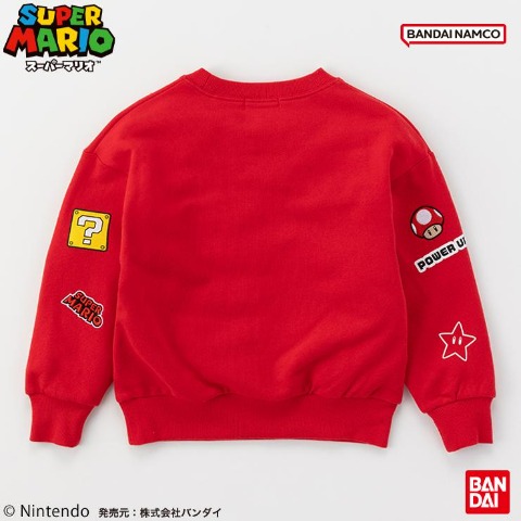 キッズ　プルオーバー（100～120cm・スーパーマリオ）