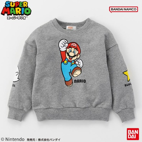 キッズ　プルオーバー（100～120cm・スーパーマリオ）