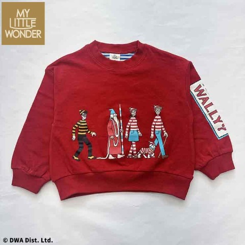 キッズ　長袖プルオーバー（100～120cm・MY LITTLE WONDER/ウォーリー）