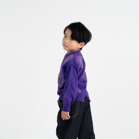 キッズ　ニットプルオーバー（100～120cm・MYLITTLEWONDER）