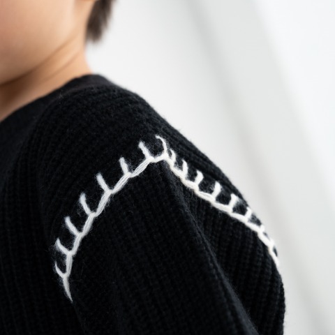 キッズ　ニットプルオーバー（100～120cm・MYLITTLEWONDER）