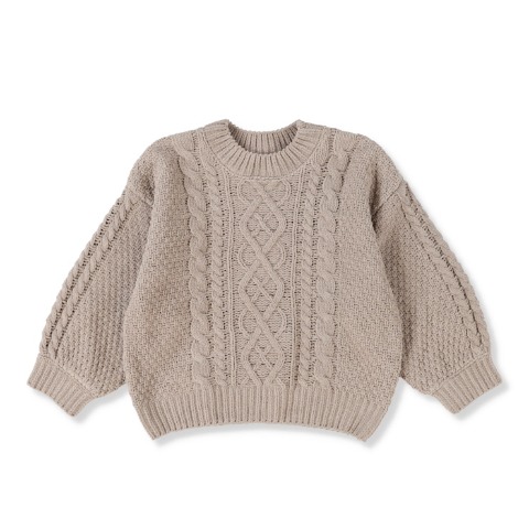 キッズ　ロングニットプルオーバー（100～120cm・tiny manon）