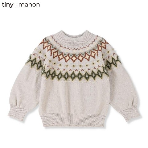 キッズ　ニットプルオーバー（100～120cm・tiny manon）
