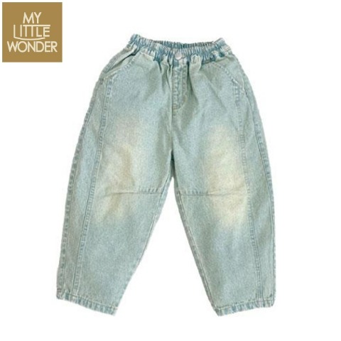 キッズ　ロングパンツ （100～120cm・MYLITTLEWONDER） サックス 206