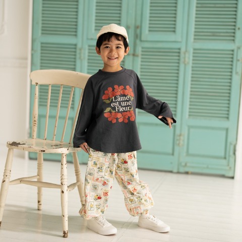 キッズ　ロングパンツ（100～120cm・tete a tete）