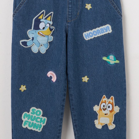 キッズ　サロペット（100～120cm・ブルーイ）