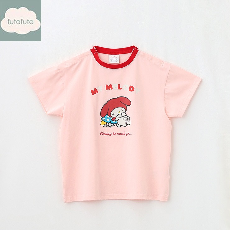 独特な ロンT140新品2点♡① futafuta くま Tシャツ 刺繍 100cm♡フタフタ 