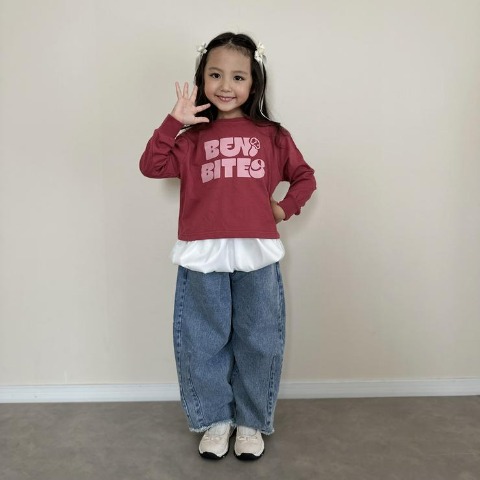 キッズ　Ｔシャツ（100～120cm･mirror bae./BENI BITES）