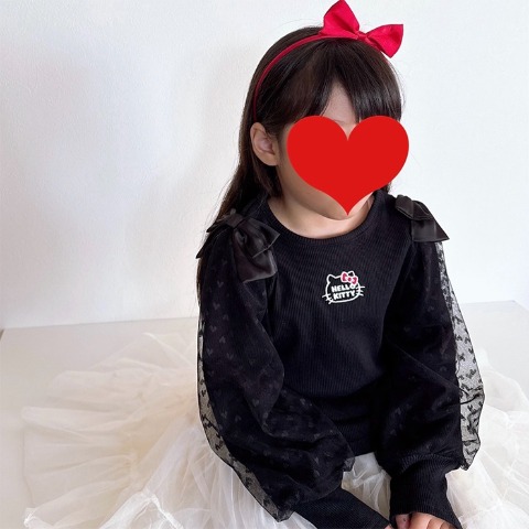 キッズ　長袖Ｔシャツ（100～120cm・サンリオキャラクターズ）