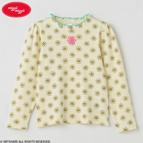 キッズ　長袖Ｔシャツ（100～120cm・wiggle wiggle）