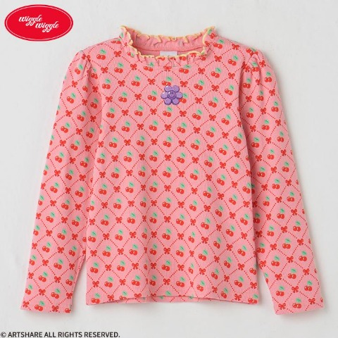 キッズ　長袖Ｔシャツ（100～120cm・wiggle wiggle）