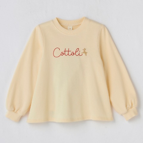 キッズ　長袖チュニック（100～120cm・Cottoli）