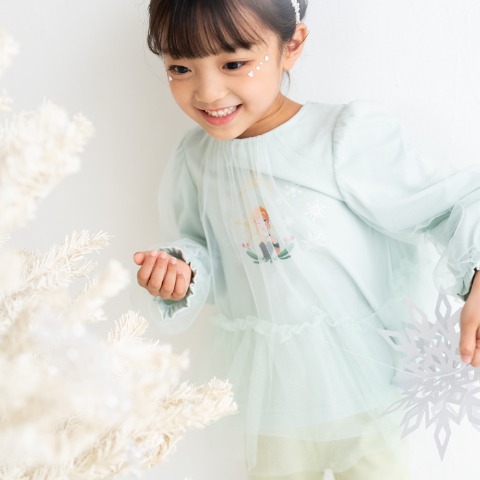 キッズ　チュニック（100～120cm・Cottoli/Disney）