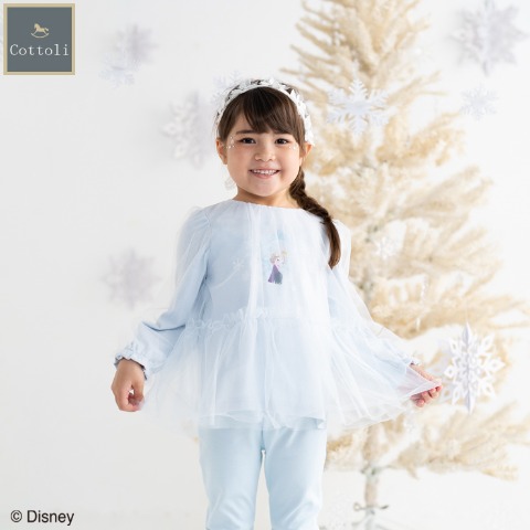 キッズ　チュニック（100～120cm・Cottoli/Disney）