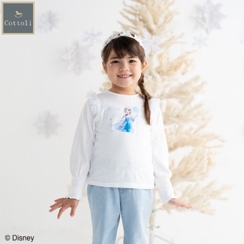 キッズ　長袖Tシャツ（100～120cm・Cottoli/Disney）