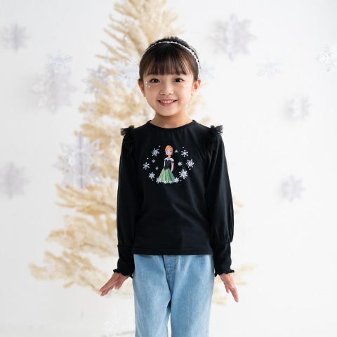 キッズ　長袖Tシャツ（100～120cm・Cottoli/Disney）