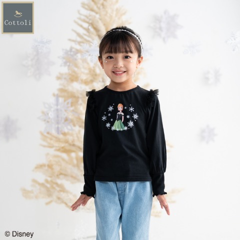 キッズ　長袖Tシャツ（100～120cm・Cottoli/Disney）