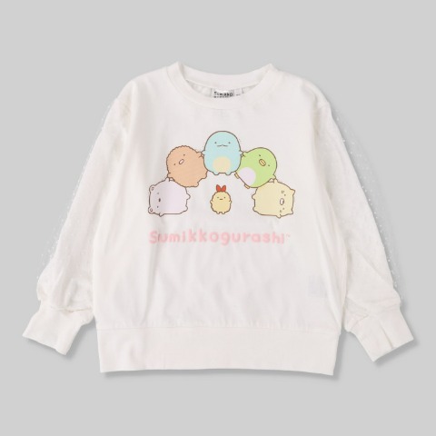 キッズ　長袖Ｔシャツ（100～120cm・すみっコぐらし）