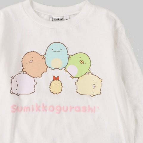 キッズ　長袖Ｔシャツ（100～120cm・すみっコぐらし）