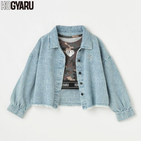 キッズ　長袖シャツ+タンクトップ（100～120cm･KOGYARU）