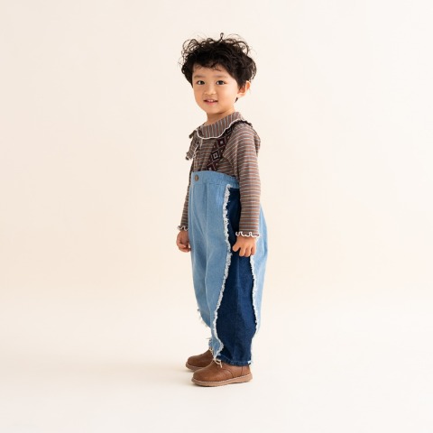 キッズ　長袖Tシャツ（100～120cm・&mignon）