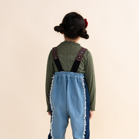 キッズ　長袖Tシャツ（100～120cm・&mignon）