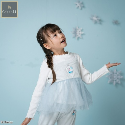 キッズ　チュニック（100～120cm・Cottoli/Disney）