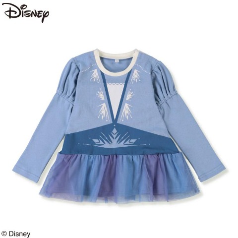 キッズ　肩開き長袖Ｔシャツ（100cm～120cm・DISNEY/ユニバーサルデザイン）