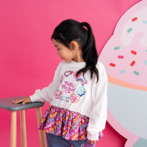キッズ　プルオーバー（100～120㎝・Polly Pocket）
