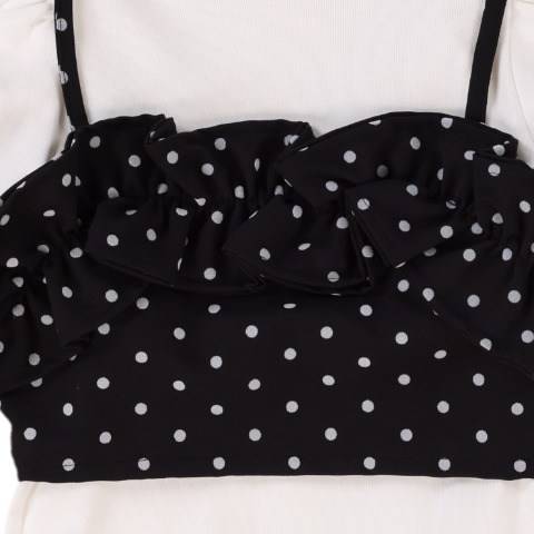 キッズ　キャミソール+Tシャツ （100～120cm・mirror bae.）