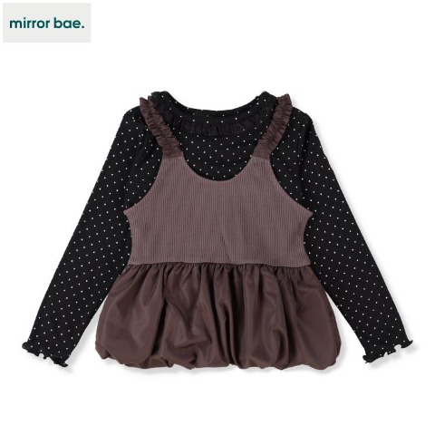 キッズ　タンクトップ+Tシャツ （100～120cm・mirror bae.）