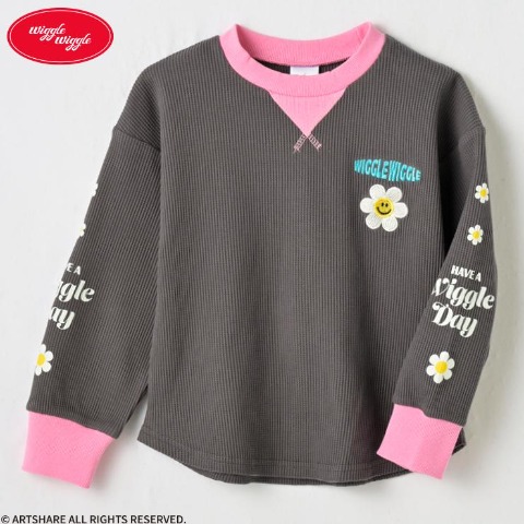 キッズ　長袖Tシャツ（100～120cm・wiggle wiggle）