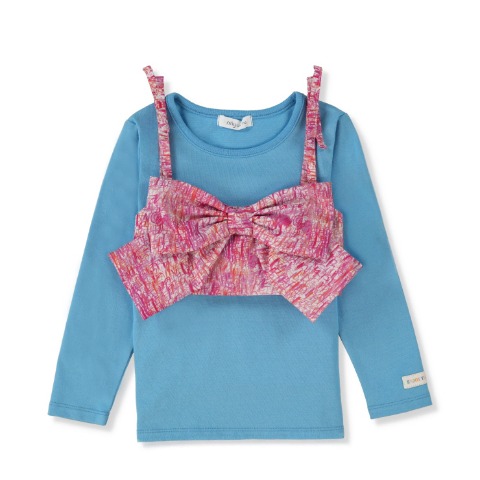 キッズ　トップス（100～120cm・nayun /キキクリエイティブ） ブルー 207