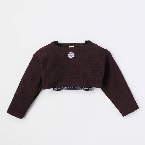 キッズ　Tシャツ+タンクトップ（100～120cm・ROSE FAN FAN）