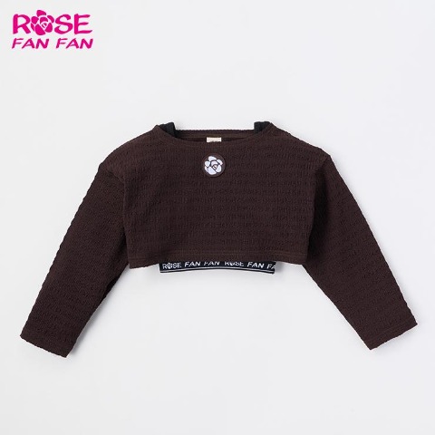 キッズ　Tシャツ+タンクトップ（100～120cm・ROSE FAN FAN）