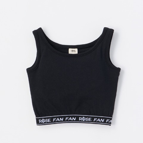 キッズ　Tシャツ+タンクトップ（100～120cm・ROSE FAN FAN）