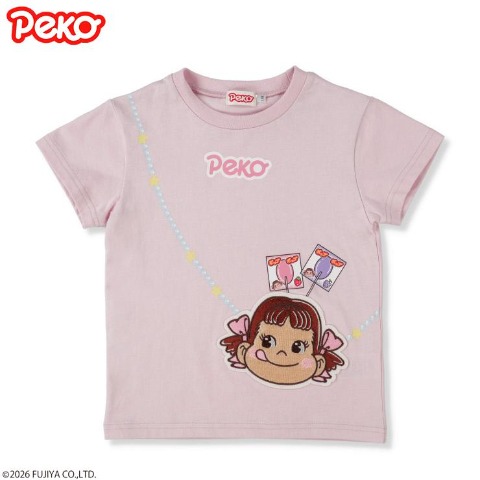 キッズ　半袖Ｔシャツ（100～120cm・ペコちゃん）