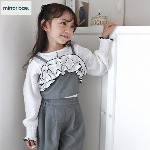 キッズ　Tシャツ+キャミソール （100～120cm・mirror bae.）