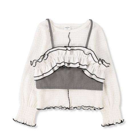 キッズ　Tシャツ+キャミソール （100～120cm・mirror bae.）