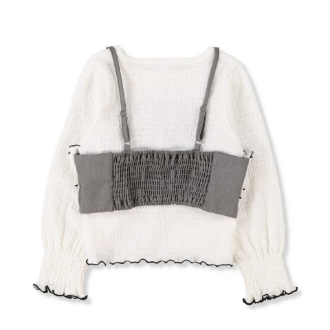 キッズ　Tシャツ+キャミソール （100～120cm・mirror bae.）