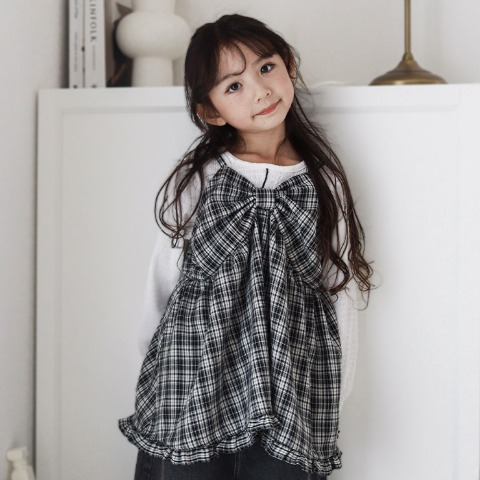 キッズ　Tシャツ+キャミソール （100～120cm・mirror bae.）