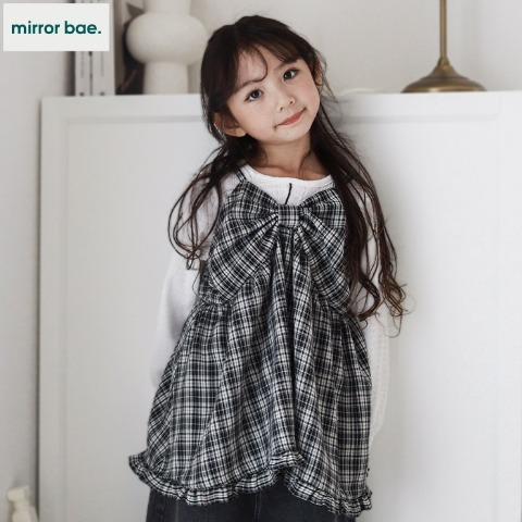 キッズ　Tシャツ+キャミソール （100～120cm・mirror bae.）