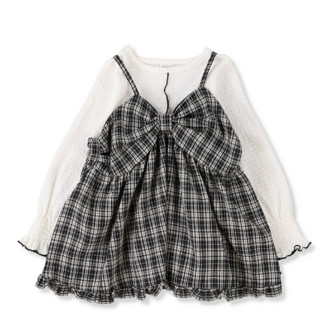 キッズ　Tシャツ+キャミソール （100～120cm・mirror bae.）