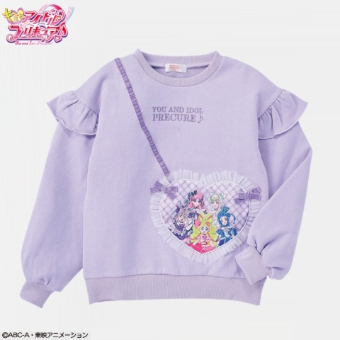 キッズ　プルオーバー（100～120cm・キミとアイドルプリキュア♪）